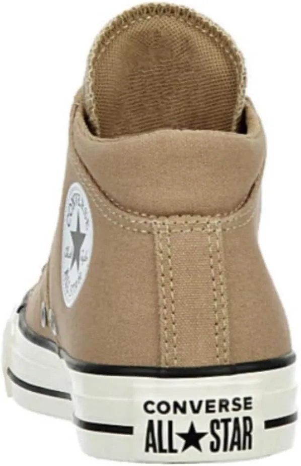 Converse Unisex Chuck Taylor All Star Madison Mid Top Canvas Sneaker - Lace up Closure Style - Egret/Pink Solstice