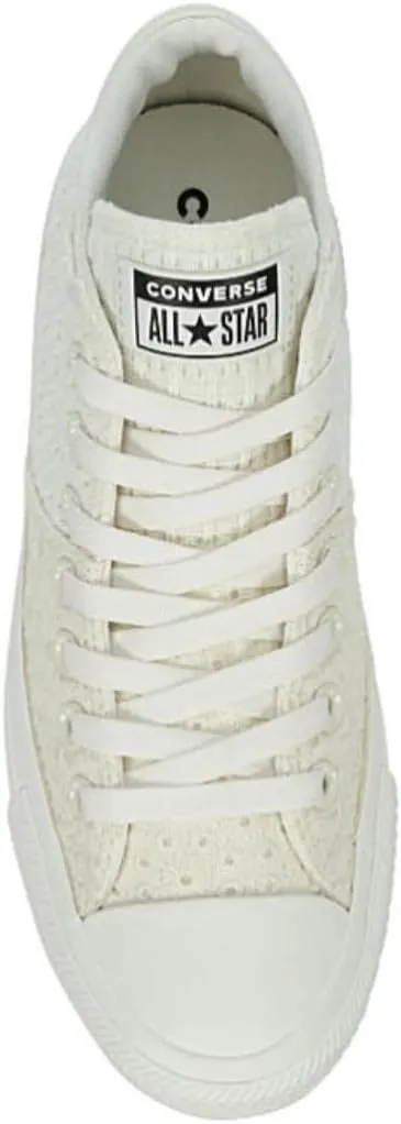 Converse Unisex Chuck Taylor All Star Madison Mid Top Canvas Sneaker - Lace up Closure Style - Egret/Pink Solstice