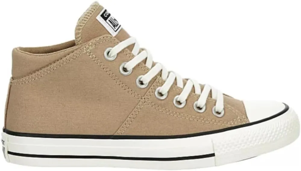 Converse Unisex Chuck Taylor All Star Madison Mid Top Canvas Sneaker - Lace up Closure Style - Egret/Pink Solstice