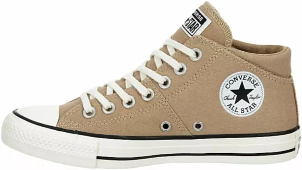 Converse Unisex Chuck Taylor All Star Madison Mid Top Canvas Sneaker - Lace up Closure Style - Egret/Pink Solstice