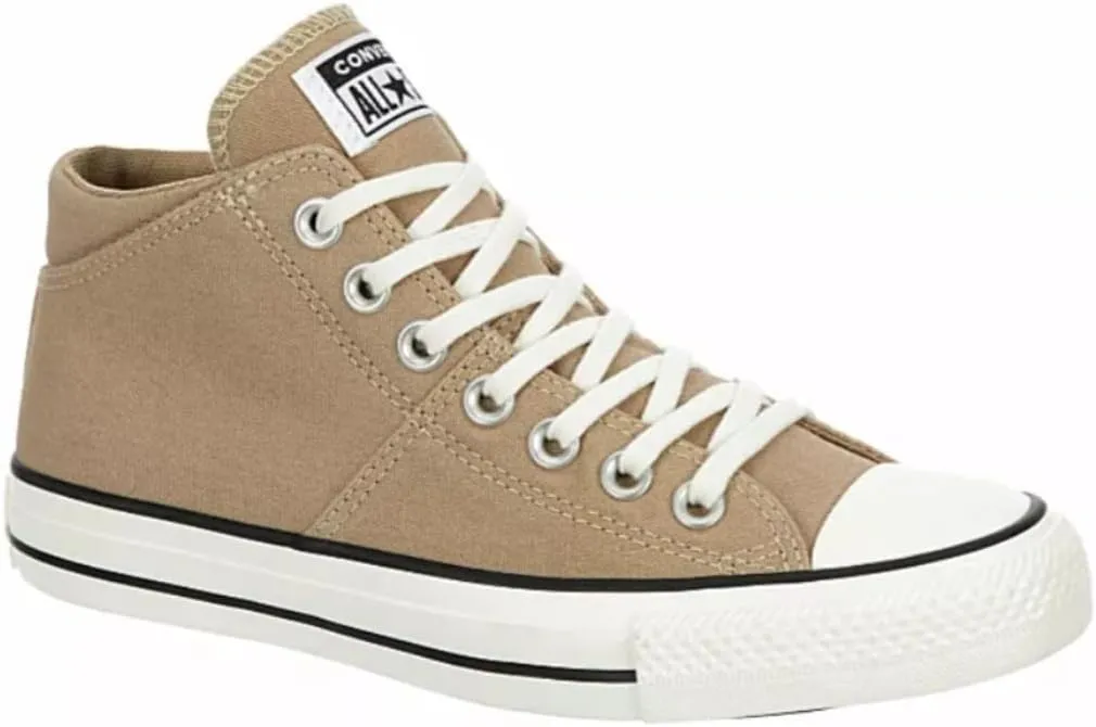 Converse Unisex Chuck Taylor All Star Madison Mid Top Canvas Sneaker - Lace up Closure Style - Egret/Pink Solstice