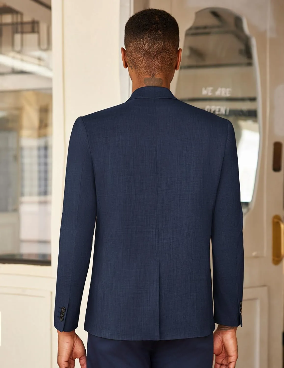 COOFANDY Men's Casual Blazer Sport Coats Dress One Button Lightweight Summer Suit Jacket Business Blazer Jacket