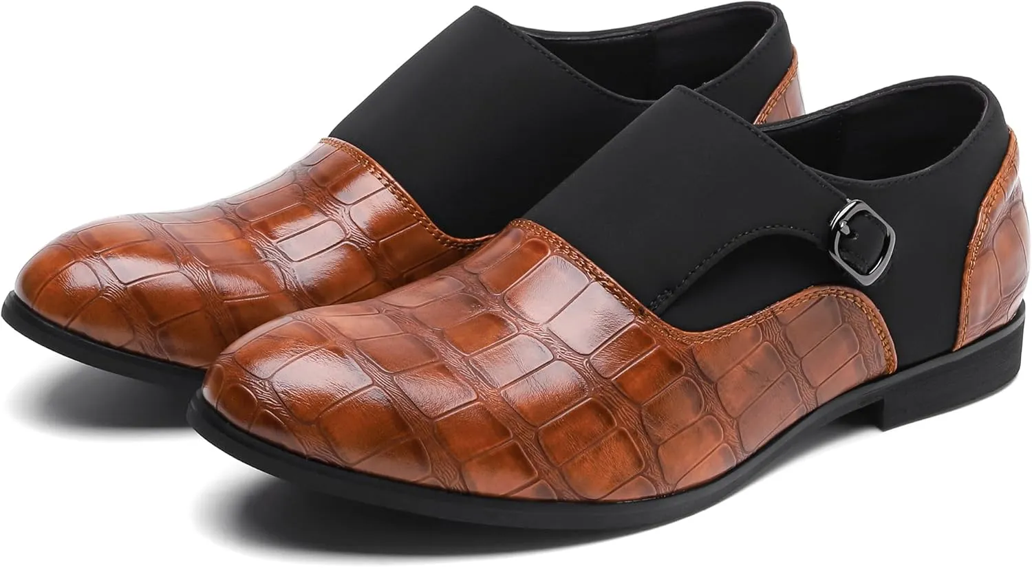 COSIDRAM Men's Dress Shoes Oxfords Slip on Classic Modern Formal Leather Shoes Casual Loafers