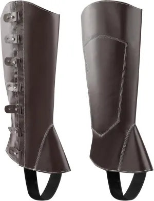 Costume Boot Covers Men Women Pirate Boots Medieval Renaissance Steampunk Boots Tops with Studs for Halloween Cosplay Costume
