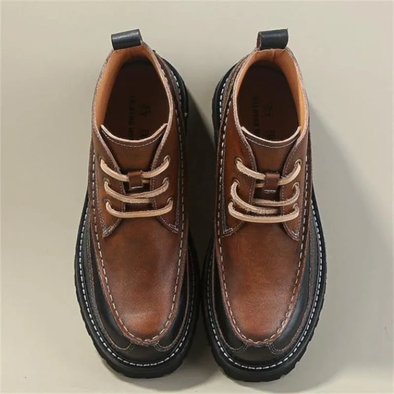 CSCDD Men's Loafers Leather Inner Comfortable Breathable Casual Non-Slip Soft Sole Lightweight Suitable for Daily Work