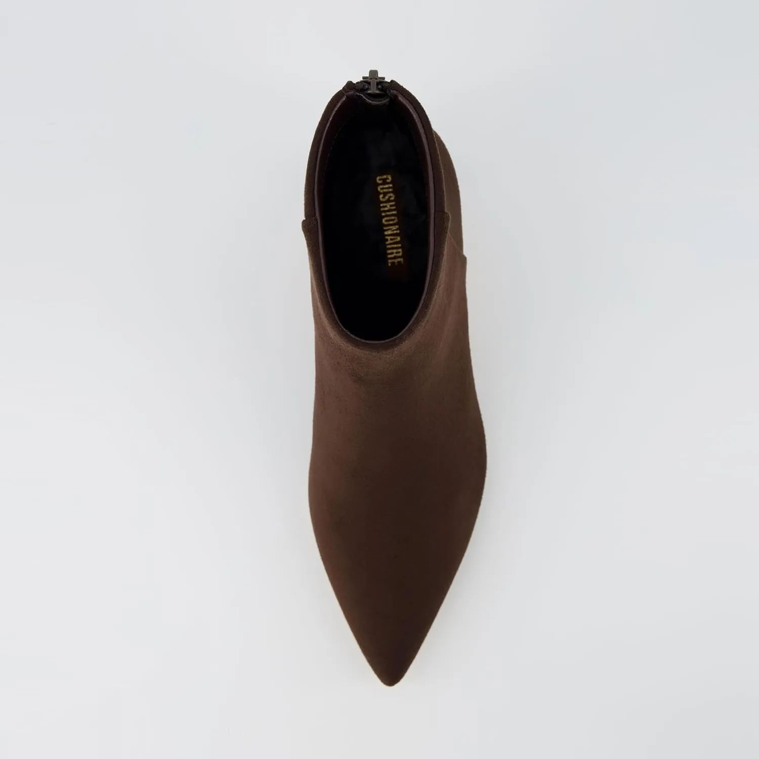 CUSHIONAIRE Women's Barbi Kitten Heel Bootie  Memory Foam, Wide Widths Available