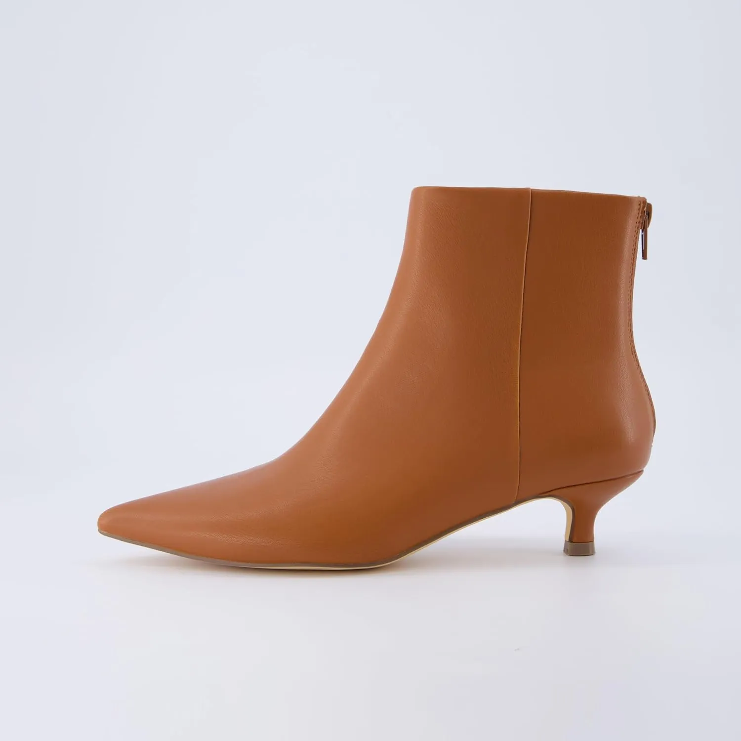 CUSHIONAIRE Women's Barbi Kitten Heel Bootie  Memory Foam, Wide Widths Available