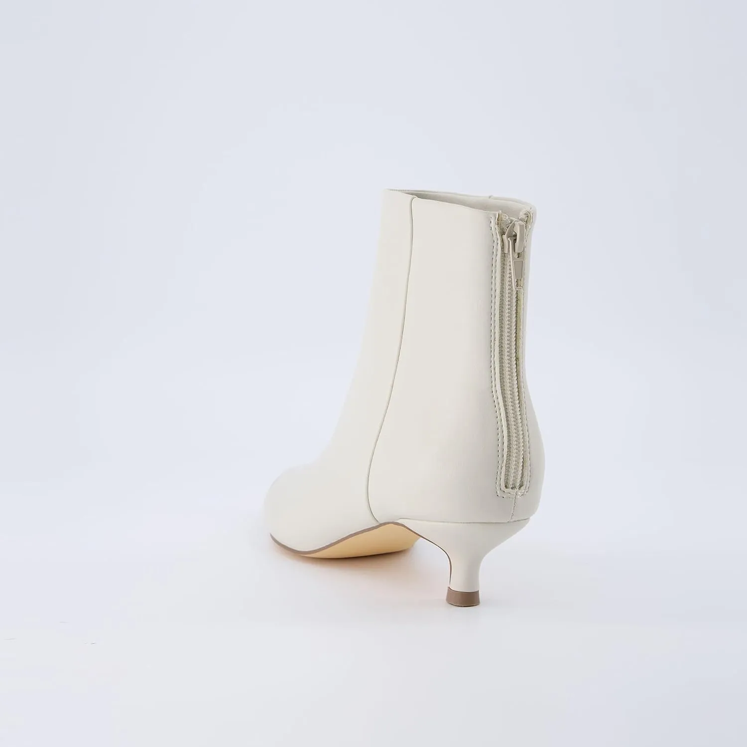 CUSHIONAIRE Women's Barbi Kitten Heel Bootie  Memory Foam, Wide Widths Available