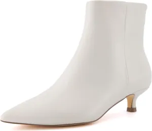 CUSHIONAIRE Women's Barbi Kitten Heel Bootie  Memory Foam, Wide Widths Available