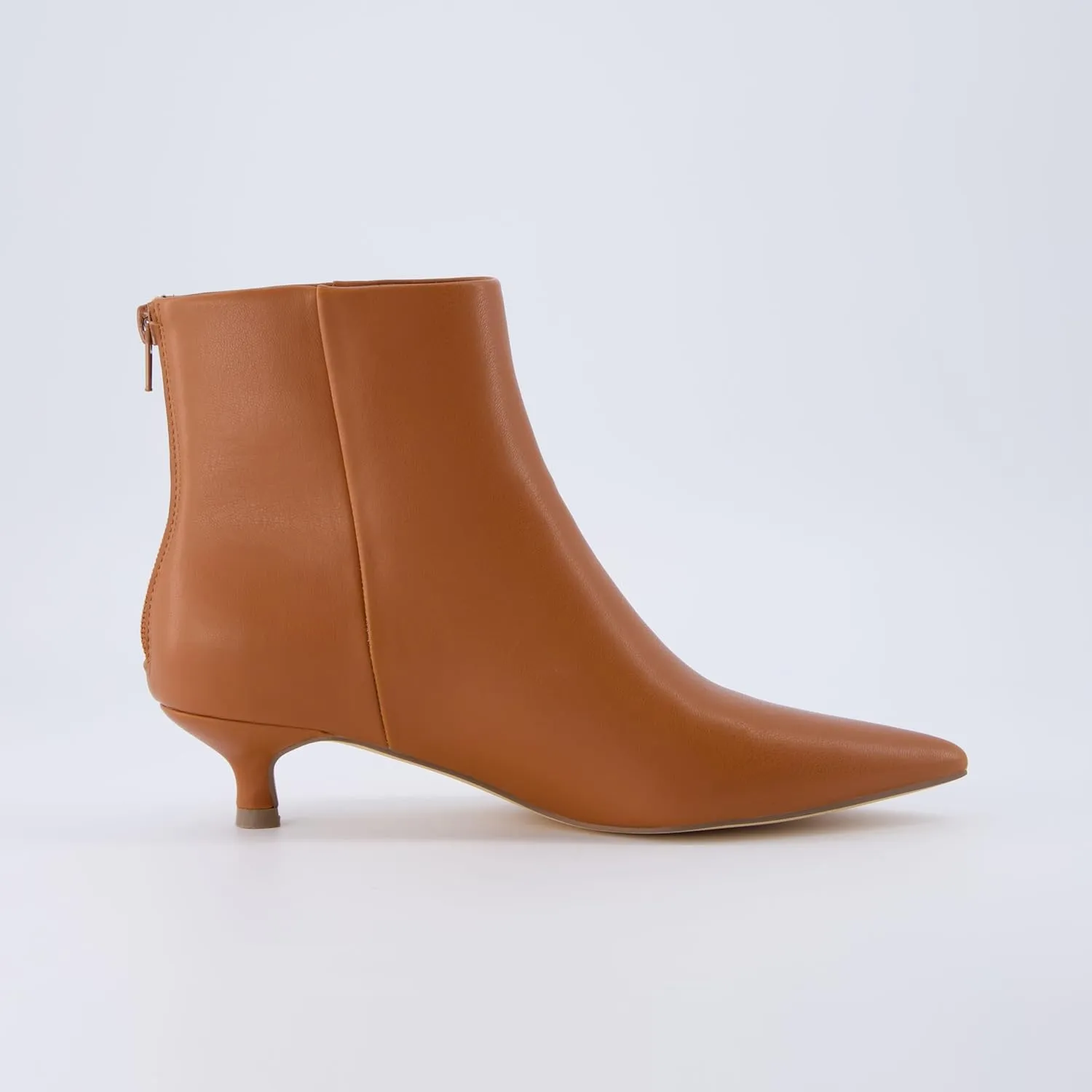 CUSHIONAIRE Women's Barbi Kitten Heel Bootie  Memory Foam, Wide Widths Available
