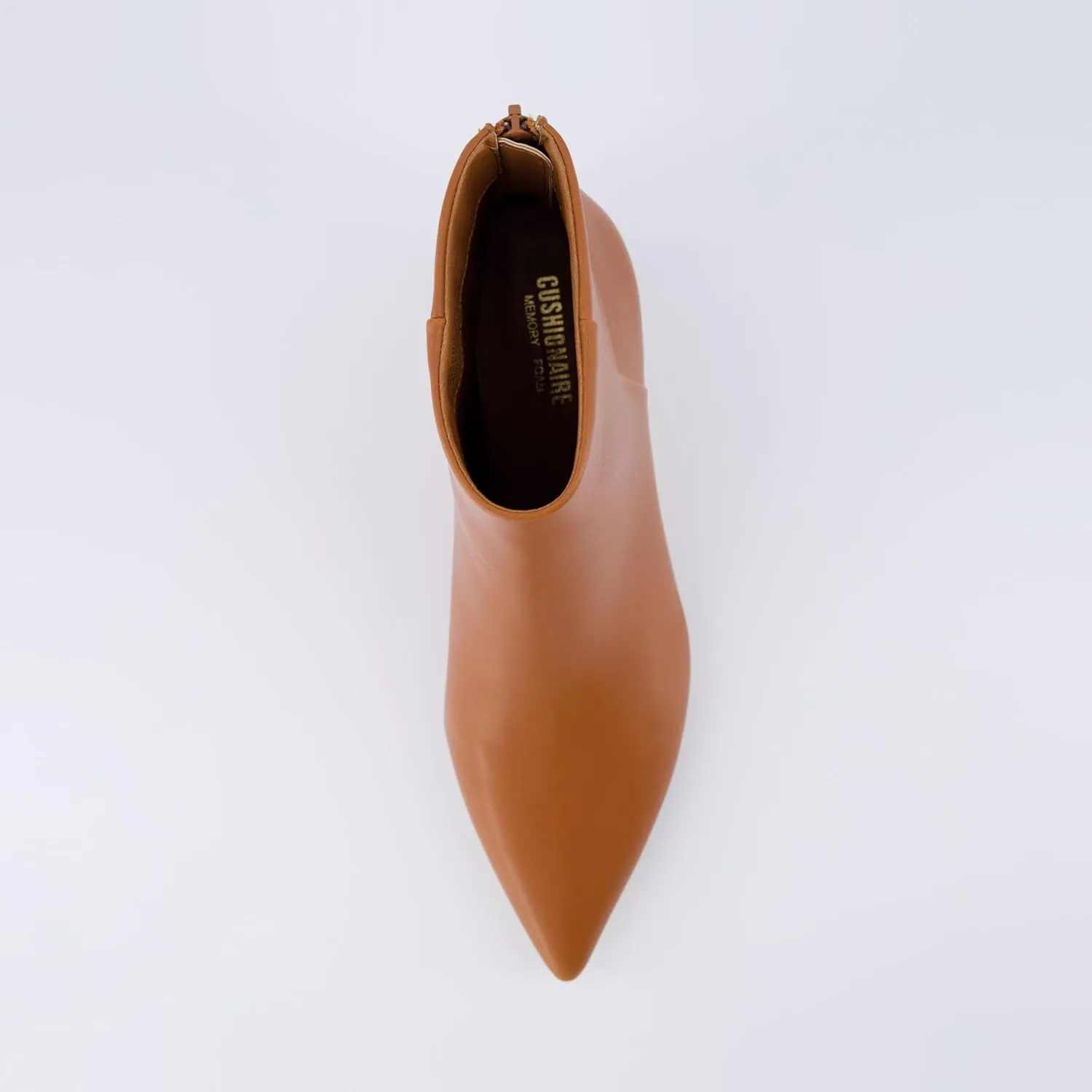CUSHIONAIRE Women's Barbi Kitten Heel Bootie  Memory Foam, Wide Widths Available