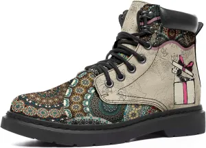 Custom Flower Mandala Animal Print Boots for Women Fashion Boots Winter Boots for Girl Lady
