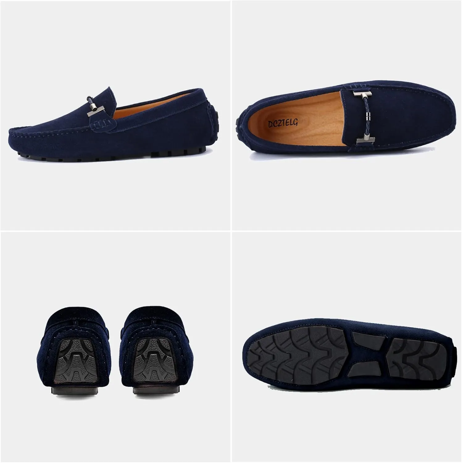 DCZTELG Penny Loafers for Men Casual Slip On Dress Moccasins Comfort Driving Boat Shoes