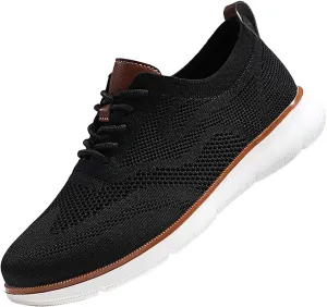 Deals of The Day Clearance Mens Wearbreeze Shoes Urban Ultra Comfortable Breeze Footwear for Men High Top Sneakers for Men Mens Knit Sneakers Woven Orthopedic Breathable Soft Walking