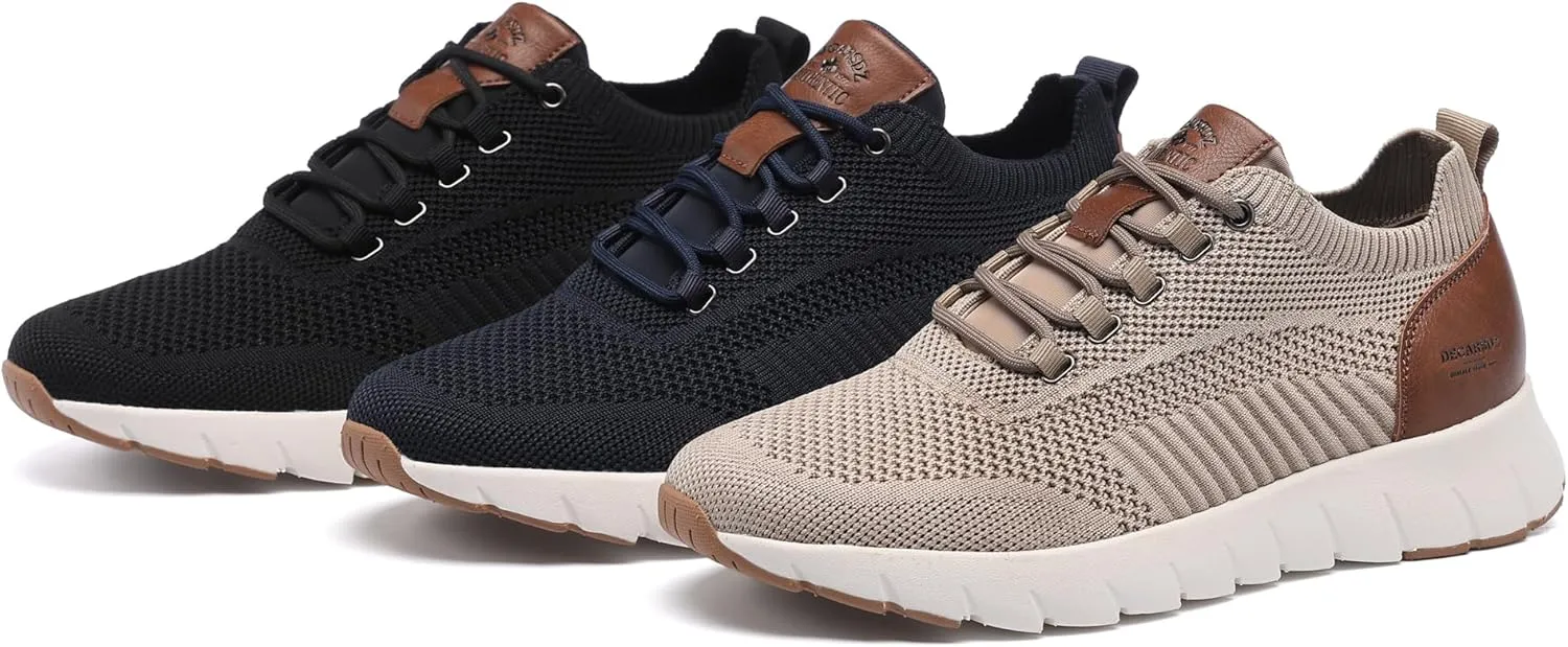 DECARSDZ Mens Comfort Mesh Fabric Fashion Breeze Sneakers Casual Shoe Breathable Walking Shoes Use for Urban Commuting Leisure Socials Outdoor City Getaways