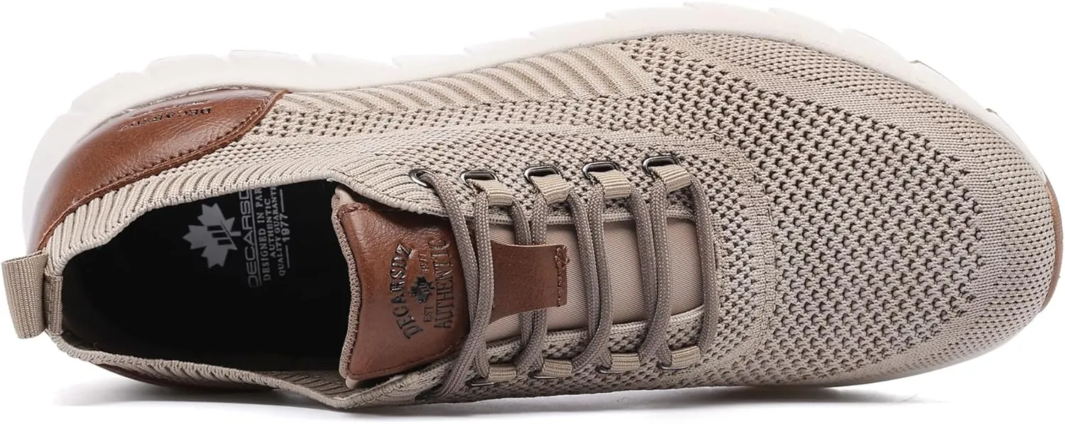 DECARSDZ Mens Comfort Mesh Fabric Fashion Breeze Sneakers Casual Shoe Breathable Walking Shoes Use for Urban Commuting Leisure Socials Outdoor City Getaways