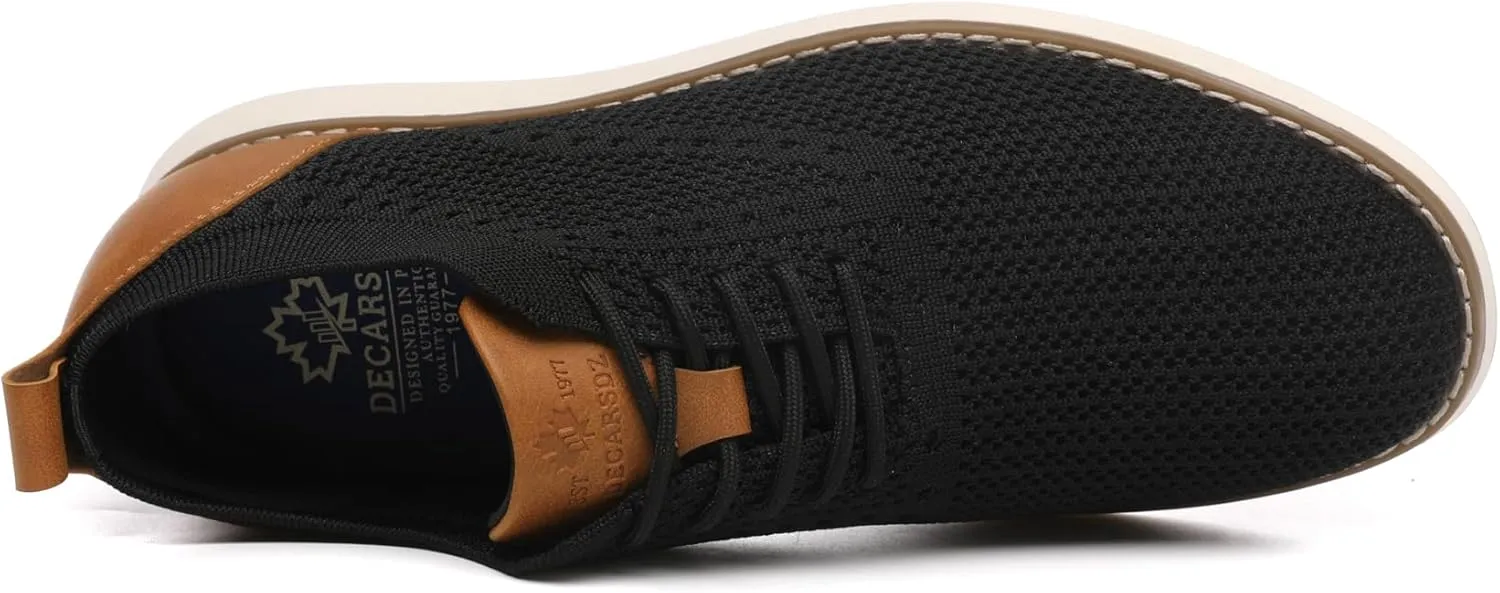 DECARSDZ Mens Mesh Fabric Fashion Sneakers Casual Oxfords Shoe Breathable Walking Shoes Use for Urban Commuting Leisure Socials Outdoor City Getaways