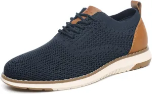 DECARSDZ Mens Mesh Fabric Fashion Sneakers Casual Oxfords Shoe Breathable Walking Shoes Use for Urban Commuting Leisure Socials Outdoor City Getaways