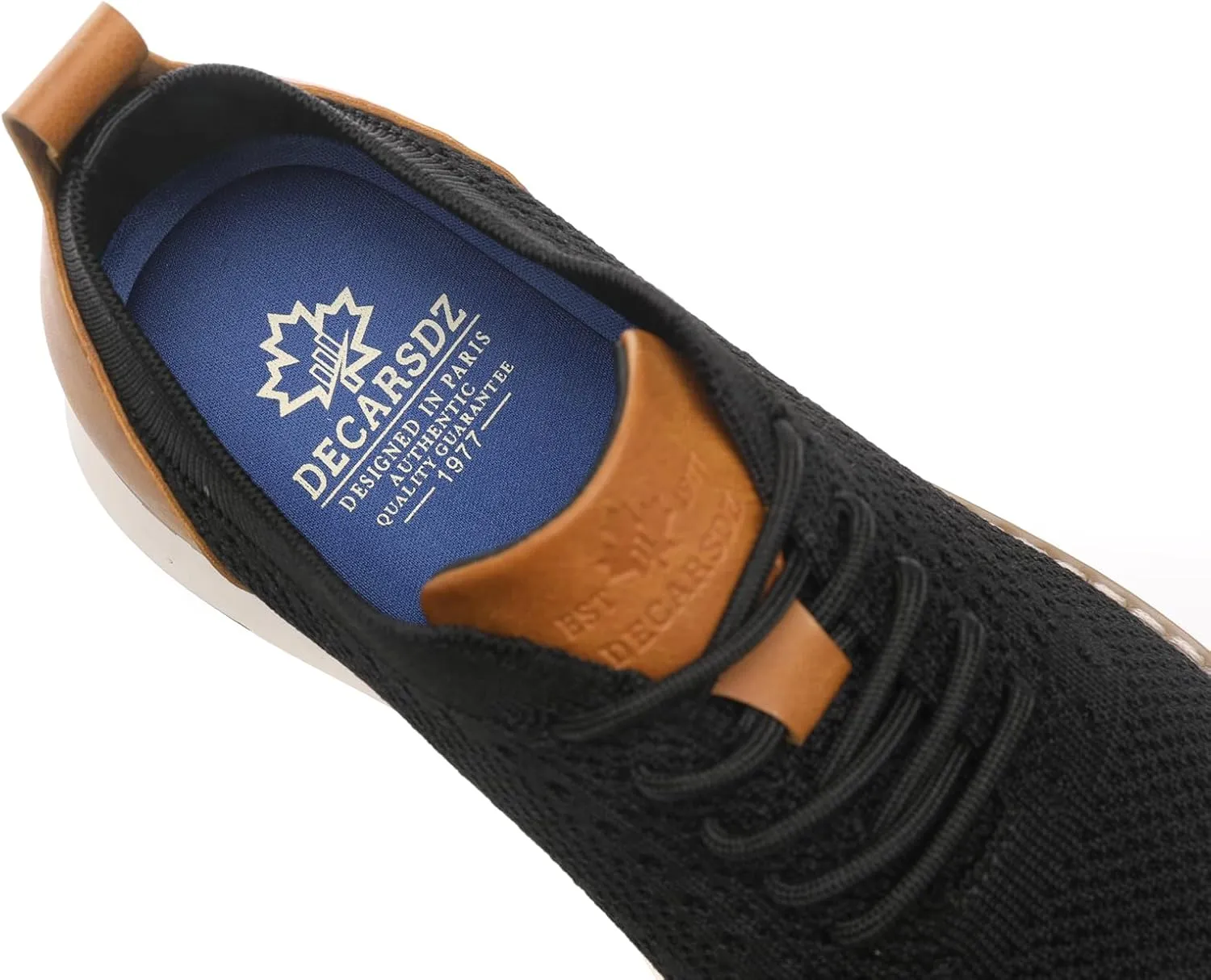 DECARSDZ Mens Mesh Fabric Fashion Sneakers Casual Oxfords Shoe Breathable Walking Shoes Use for Urban Commuting Leisure Socials Outdoor City Getaways