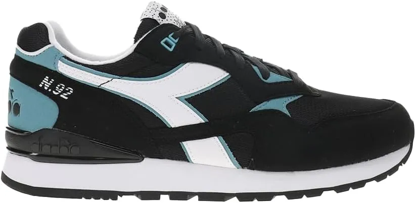 Diadora Mens N.92 Lace Up Sneakers Shoes Casual - Black, Blue - Size 11.5 D