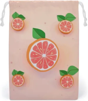 Drawstring Storage Bag Cute Grapefruit Gym String Bag Durable Washable for Men Women