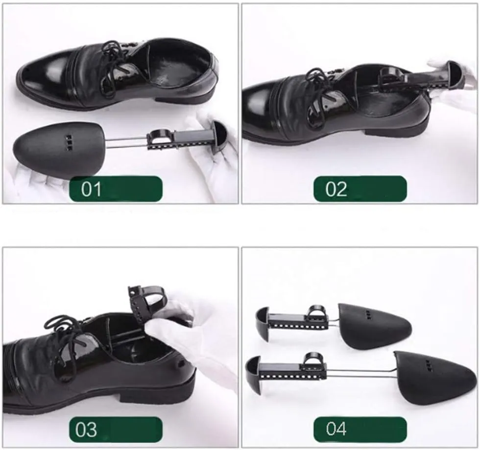 EchoDone 10 Pairs Plastic Shoe Tree Stretcher Shaper for Men