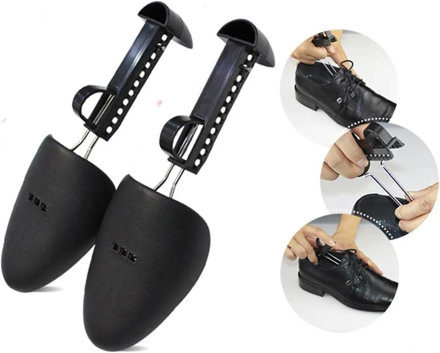 EchoDone 10 Pairs Plastic Shoe Tree Stretcher Shaper for Men