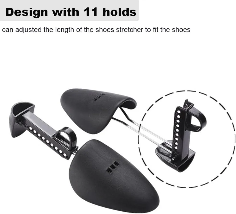 EchoDone 10 Pairs Plastic Shoe Tree Stretcher Shaper for Men