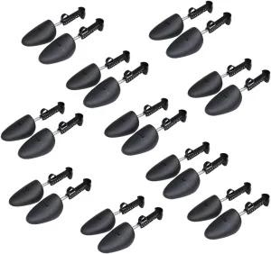 EchoDone 10 Pairs Plastic Shoe Tree Stretcher Shaper for Men