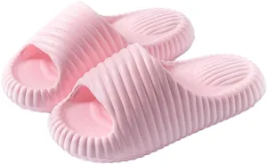 Epsion 2025 Pillow Slippers for Women Men House Slides Casual Indoor Shower Sandals Beach Cushioned Thick Sole