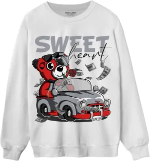 Fast Love Boy Unisex Sweatshirt Match AJ 4s Bred Reimagined, Urban Clothing Black, White