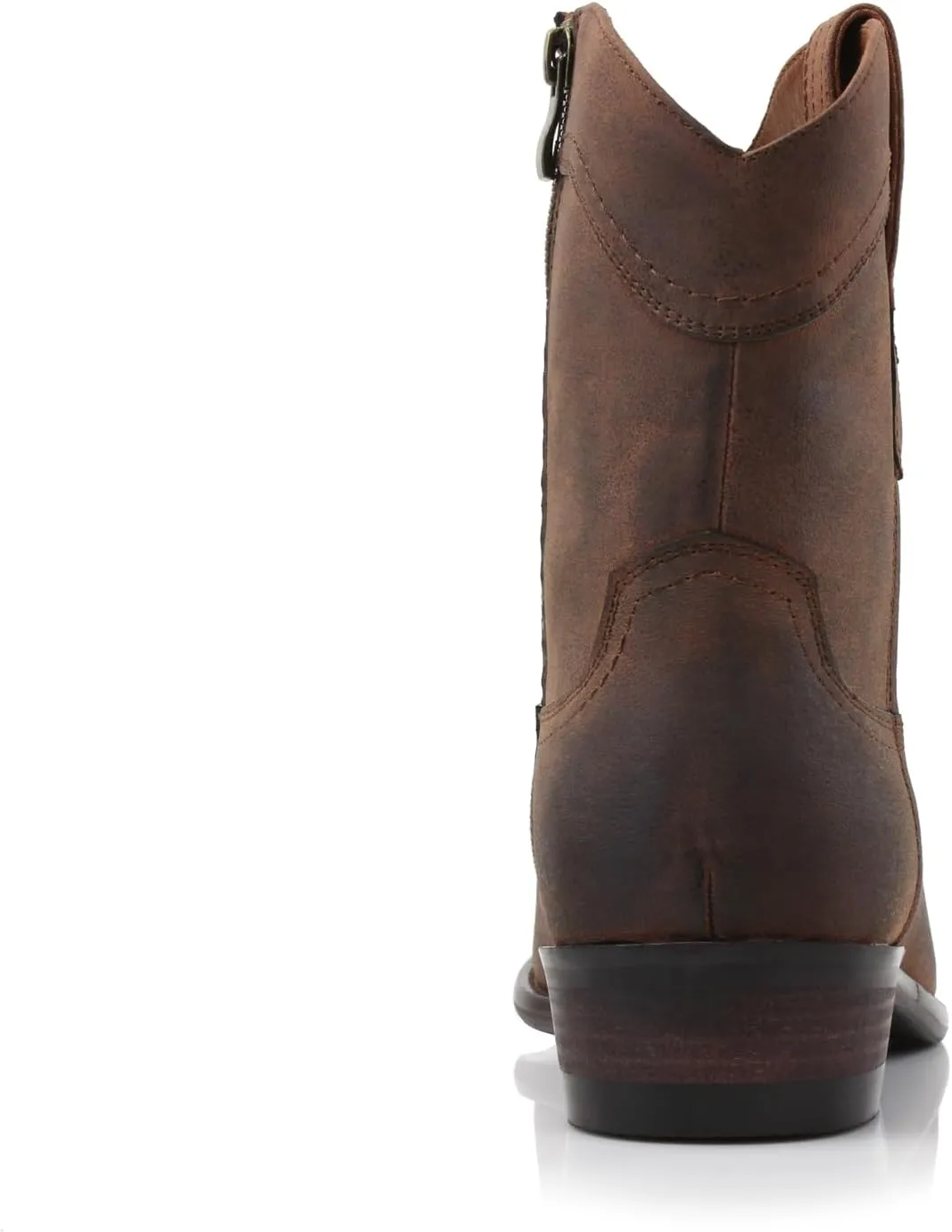Ferro Aldo Alejandro MFA606326 Mens Memory Foam Casual High Western Buckle Strap Ankle Dress Boots