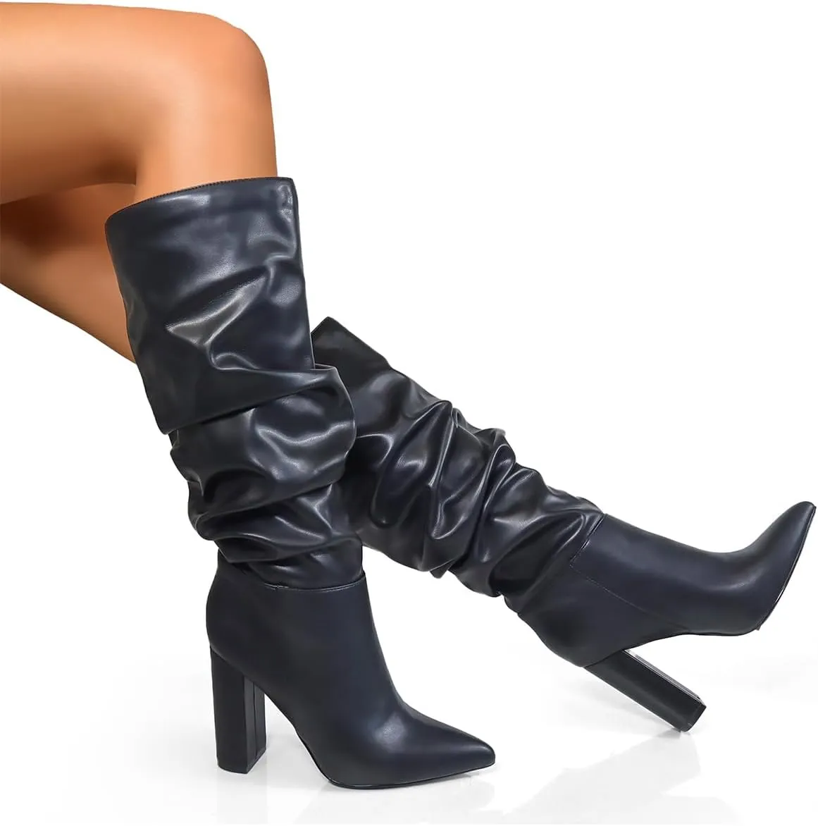 FREDERICK'S OF HOLLYWOOD Women's Pointed Toe Boots, FOH-LEANNE