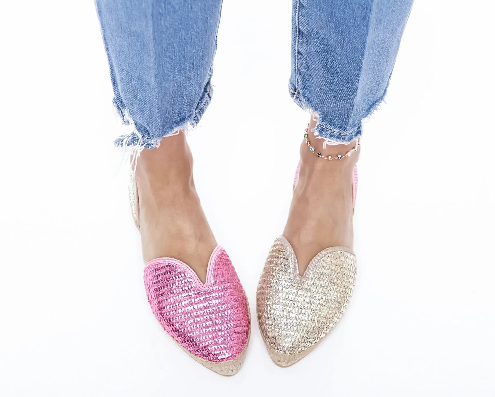 Fucsia Smart-enabled Los & Bargain Open-side - Angeles - Flats Platinum