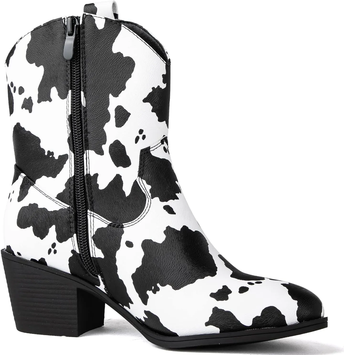GLOBALWIN Women's The Western Wear Fashion Cowboy Cowgirl Free Birds Country Concert Disco Outfits Low Heel Walking Boots For Ladies