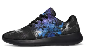 Grunge Flower Skull Sneakers
