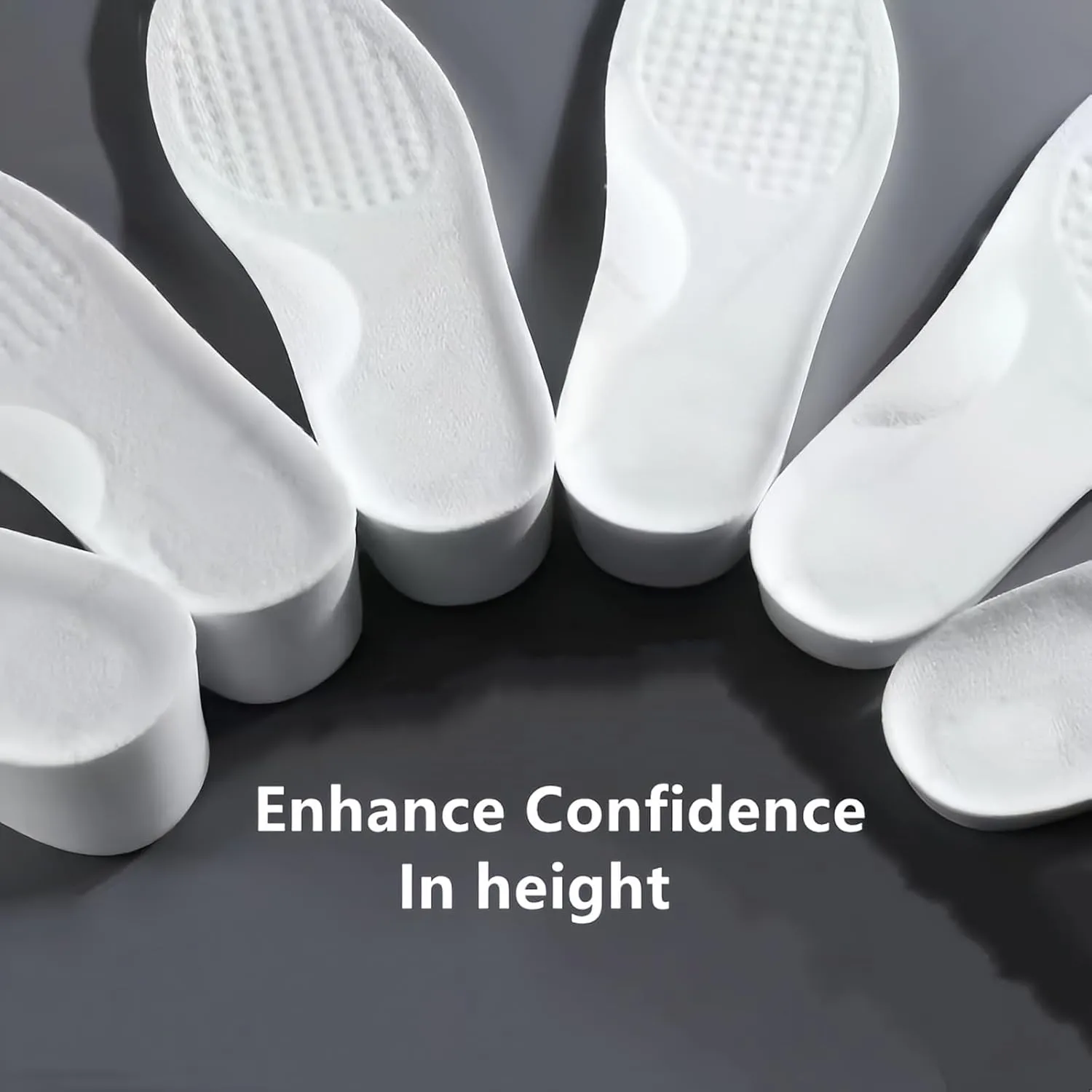 Height Boosting Increase Insoles Shoes for Woman Men,Brandone Height Boosters Insoles,Plantillas para Zapatos De Hombre,Shoe Height Inserts Heel Lifts for Men,Shoe Lifts (10.31''Lx2''UP) (1PAIR)