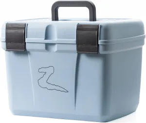 HORZE Smart Grooming Box for Horses, Dogs, Cats with Removable Tray | Non-Slip, Crack Resistant | 16" x 12" x 12" - Baby Light Blue - One Size