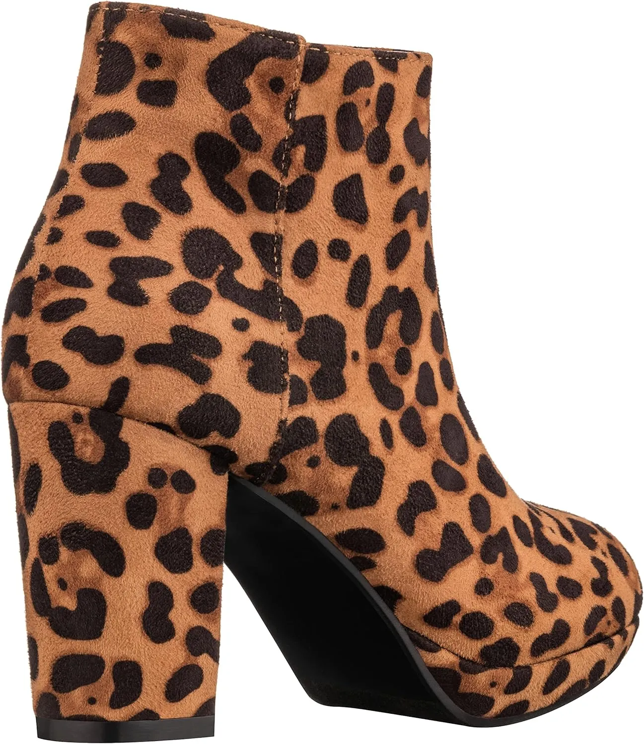 ILLUDE Women’s Ankle Bootie Side Zip Comfortable Block Heel Chunky Platform Ankle Boots