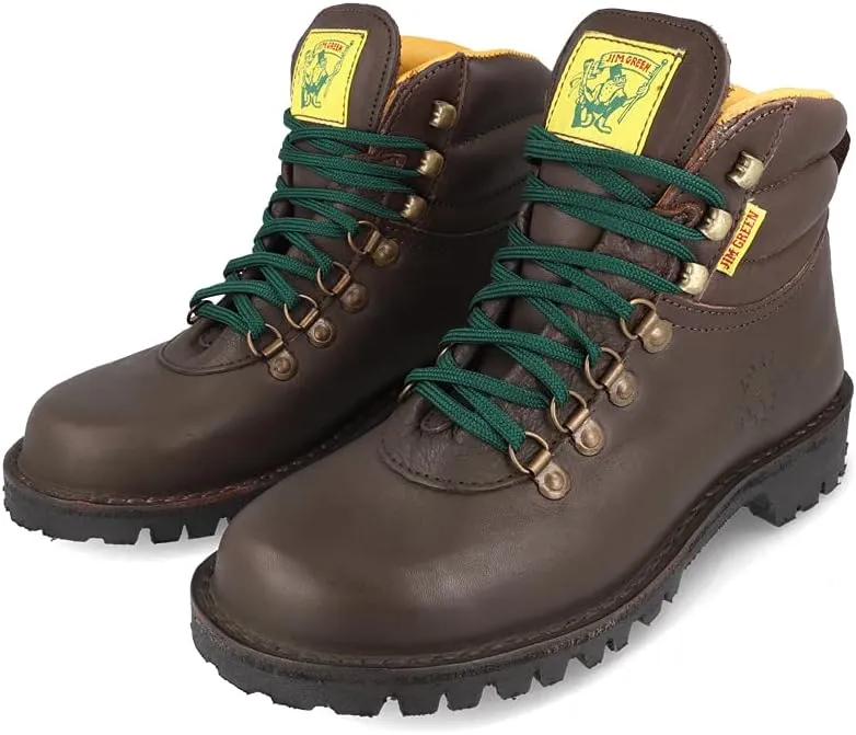Jim Green Men's Razorback Boots Lace-Up Water Resistant Full Grain Leather Work or Hiking Boot