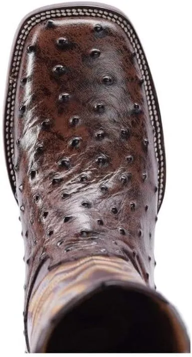 Joe Boots Western Boots For Men Ostrich Print Leather 701