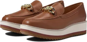 Johnston & Murphy Gracelyn Chain Loafer for Women – 1.75” Platform Loafers, Womens Business Shoes