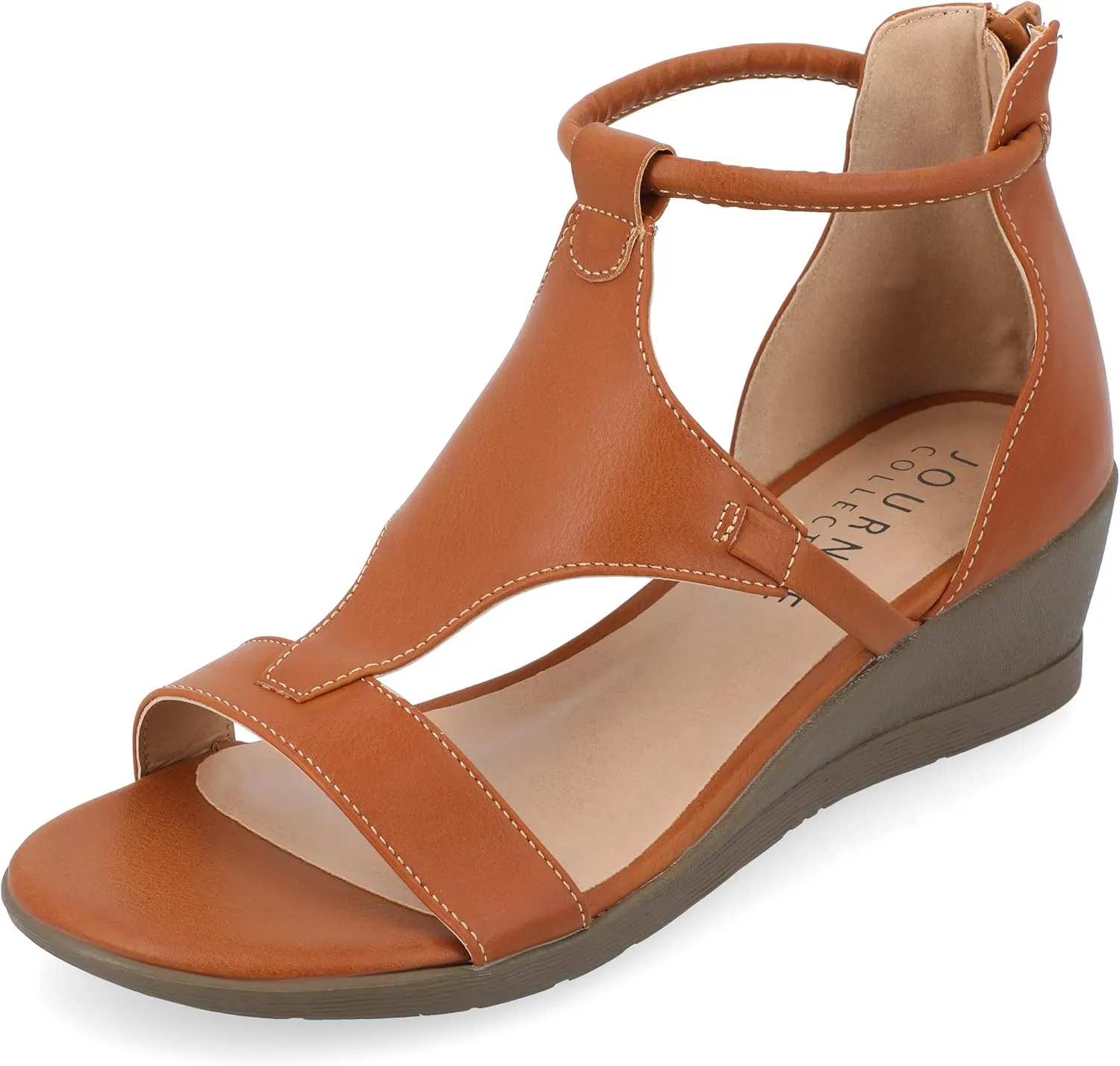 Journee Collection Women's Trayle Wedge Sandals