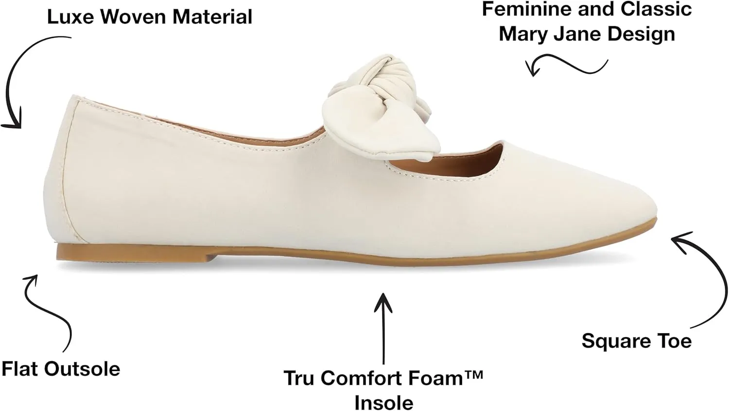 Journee Women's Comfort Foam Seralinn Dress Flats