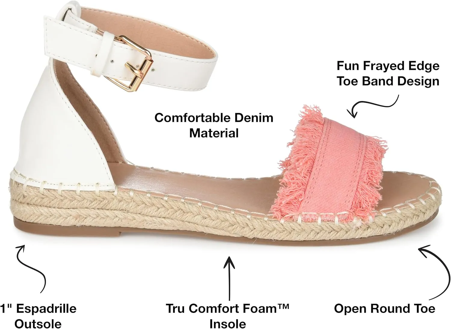 Journee Women's Comfort Foam Tristeen Espadrille Sandals