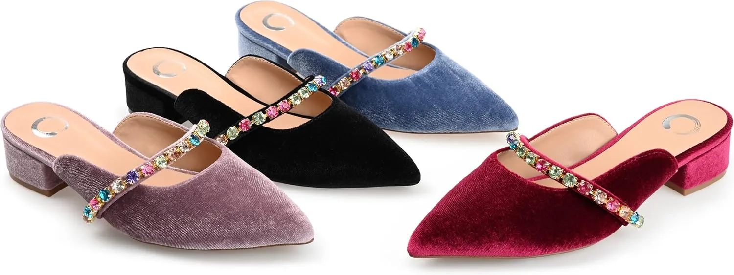 Journee Women's Jewel Evening Dress Flats
