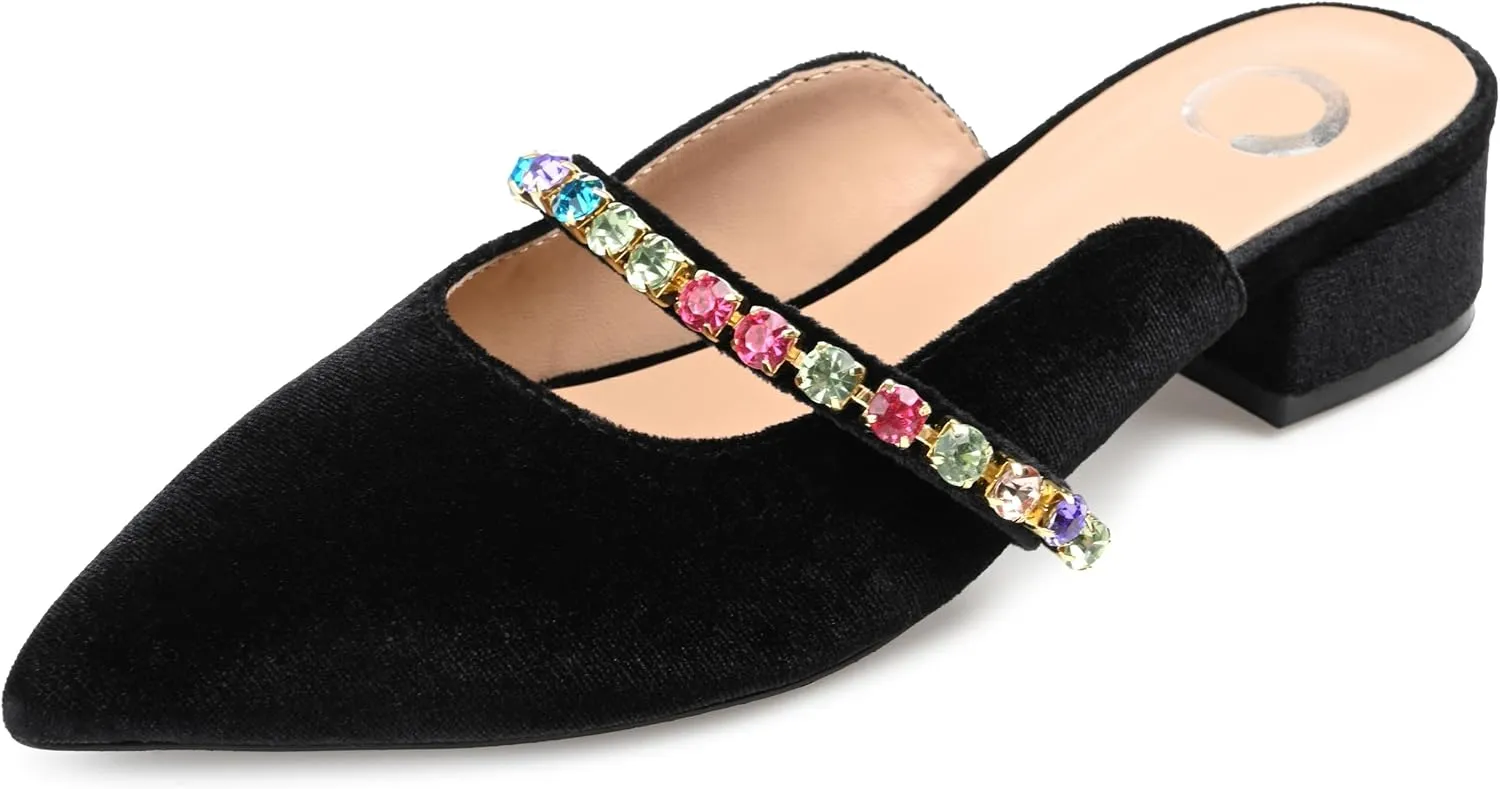 Journee Women's Jewel Evening Dress Flats