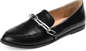 Journee Womens Madison Tru Comfort Foam Slip On Round Toe Loafer Flats