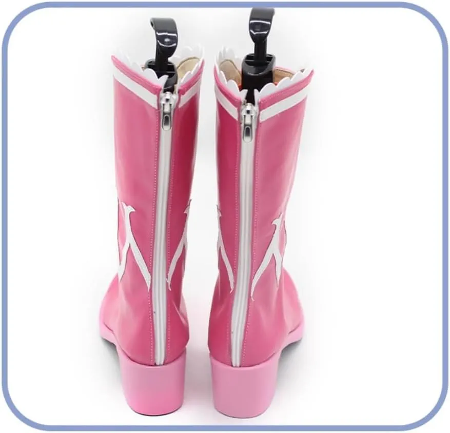 Kawakami Princess Cosplay Shoes for Pretty Halloween Women Men High Heel Long Boots Custom Made Anime