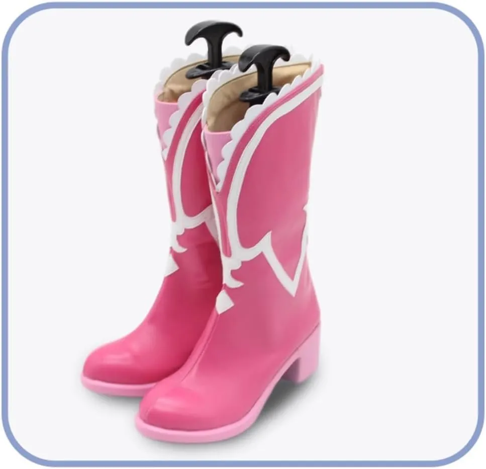 Kawakami Princess Cosplay Shoes for Pretty Halloween Women Men High Heel Long Boots Custom Made Anime